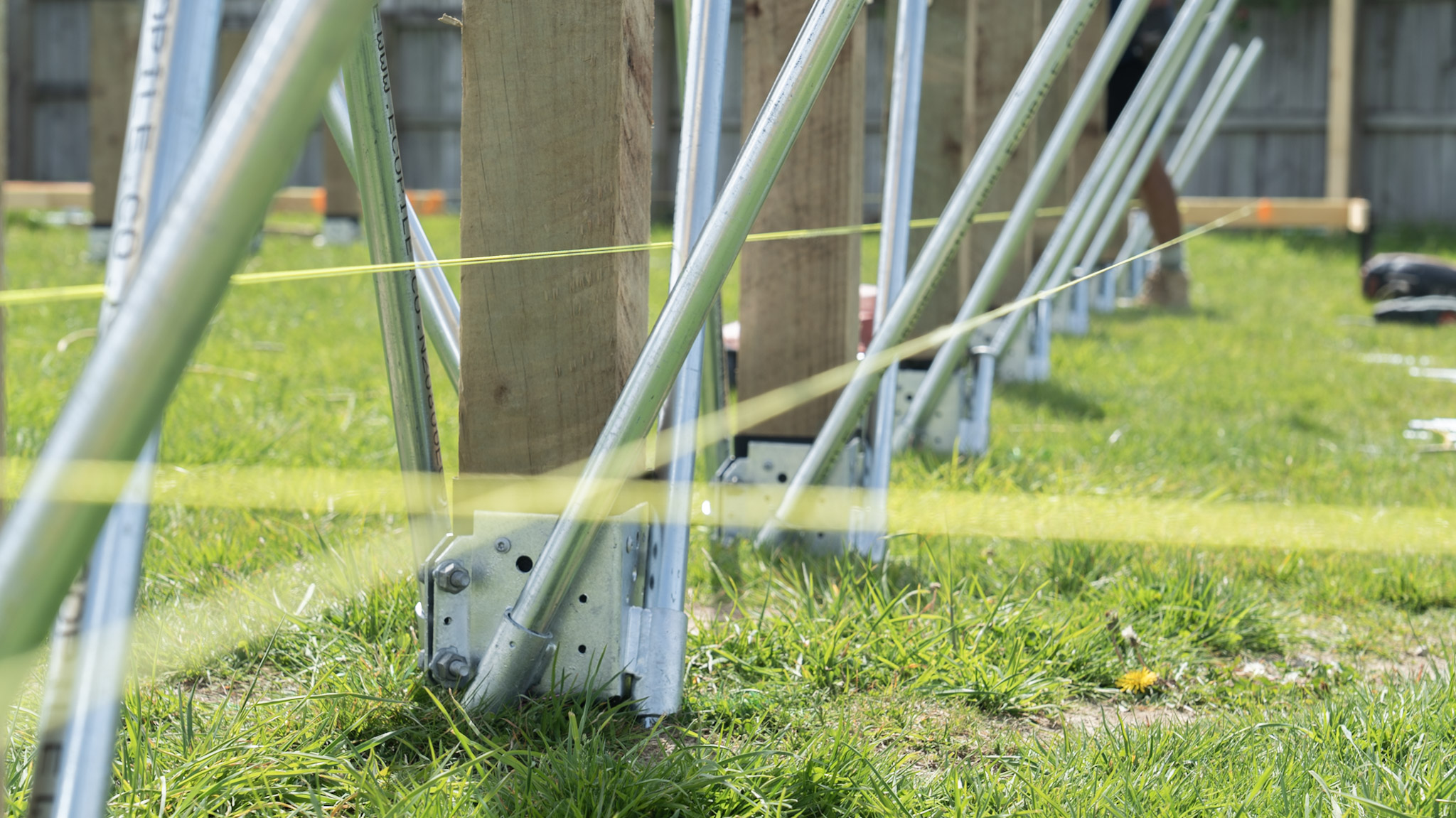 ecopile installed in the ground