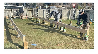 Fast Ecopile Concrete-Free Foundations installation