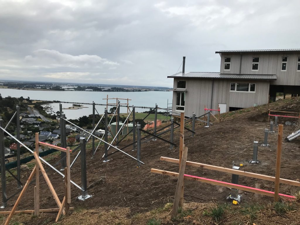 EcoPile on a Sloping Site