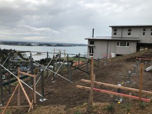 EcoPile on a Sloping Site